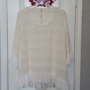 NWT Umgee lace blouse